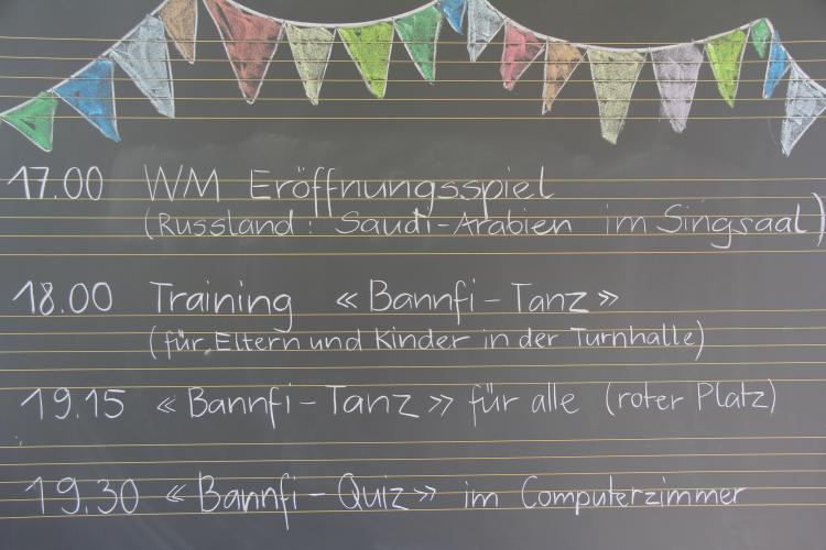 Das Programm unseres Bannfi-Festes