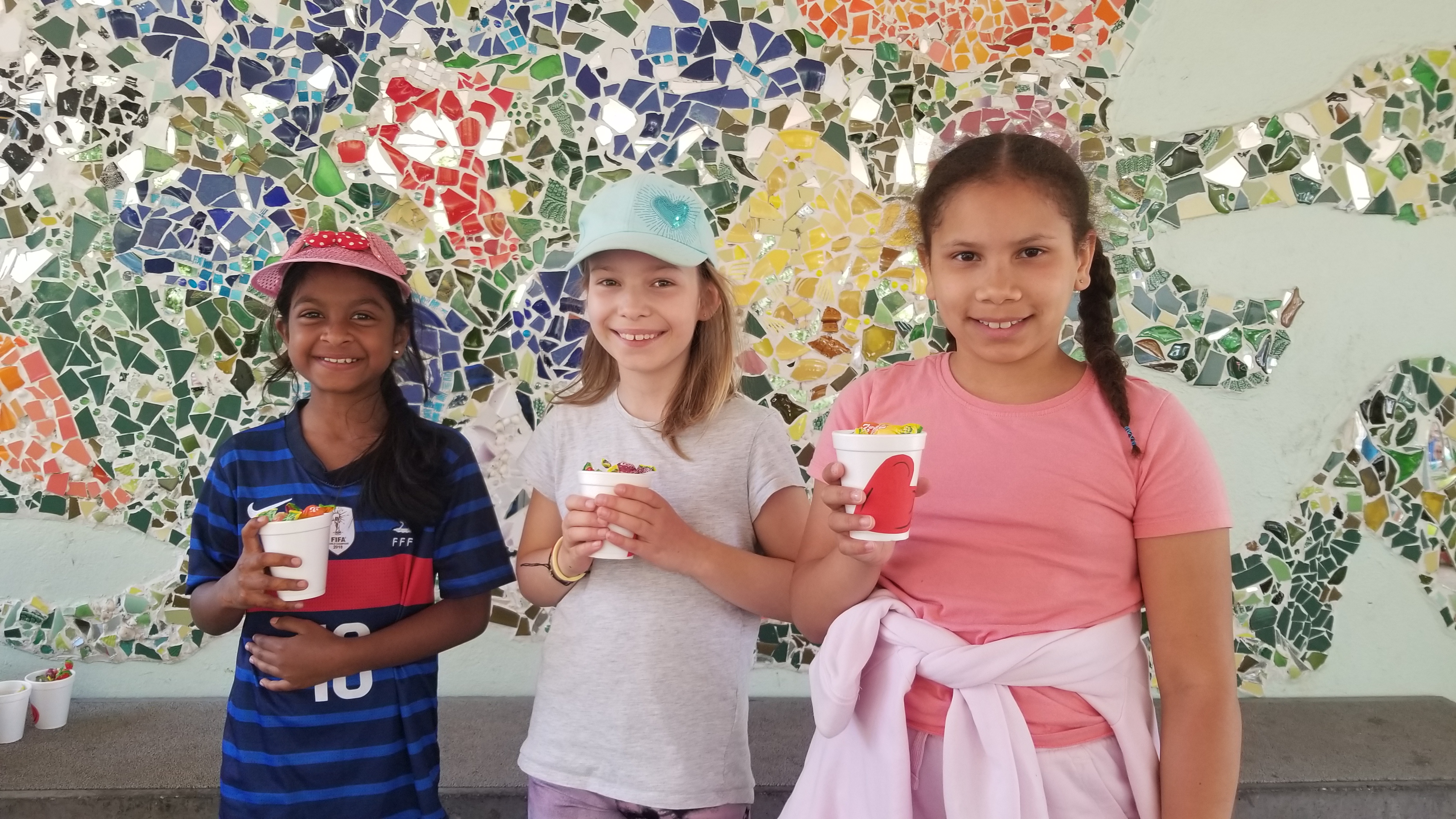 Mädchen, 3. Klasse, mit der höchsten4 Punktzahl nach dem Sporttag