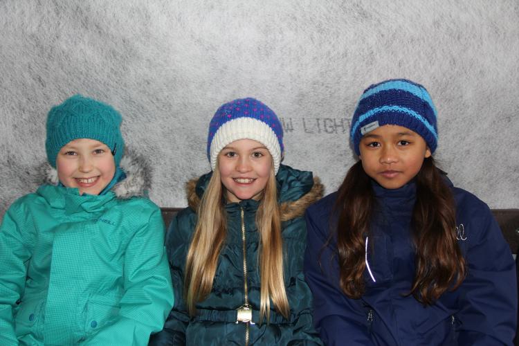 Die Kälte konnte uns auf der Eisbahn nichts anhaben,