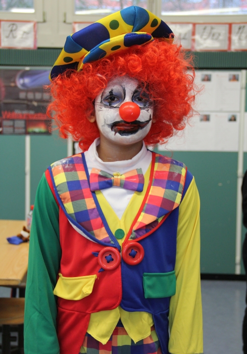 Eine tolle Clown-Frau