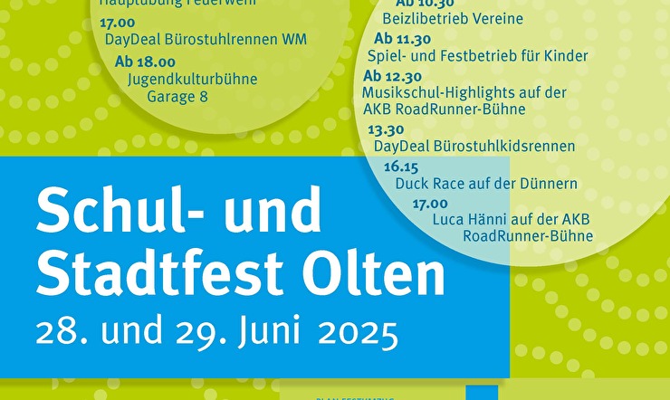 Plakat Schulfest 2025