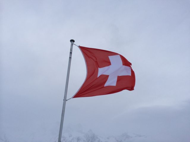 Auf Hohsaas um 15 Uhr. Schlechtes Wetter kündigt sich an.