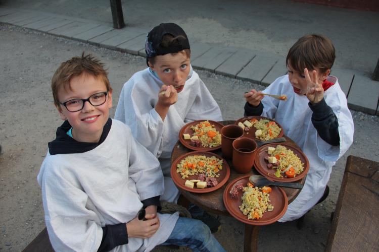 Das Legionärsessen 'puls' schien zu schmecken...
