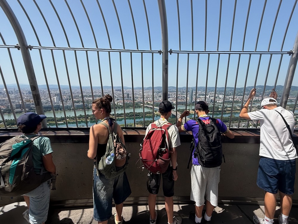 Auf dem Donauturm