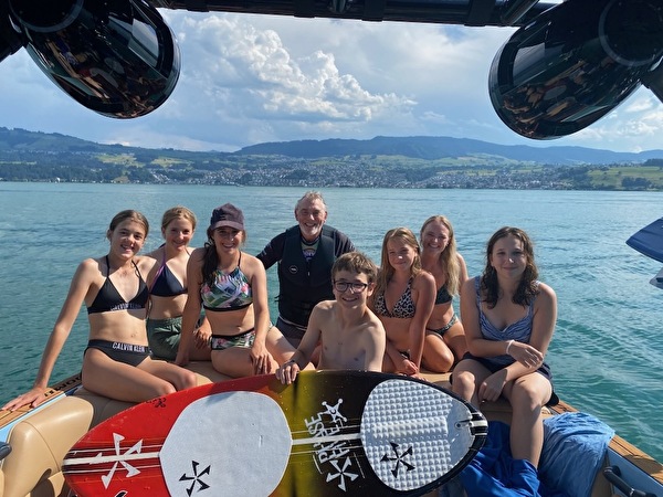 Trendsportler auf dem Zürichsee