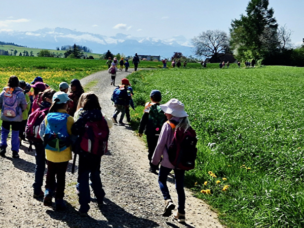 Frühlingswanderung Kindergarten