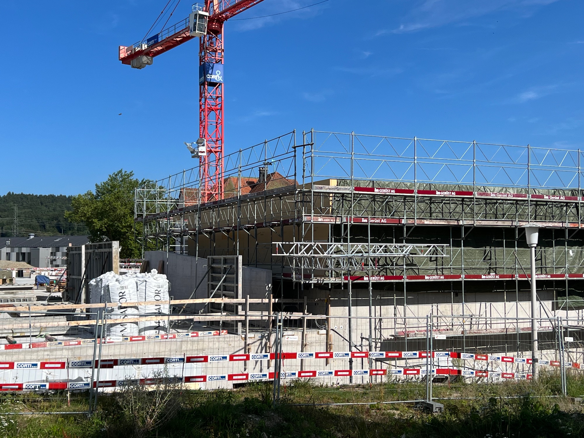 Baustelle am 18. August 23