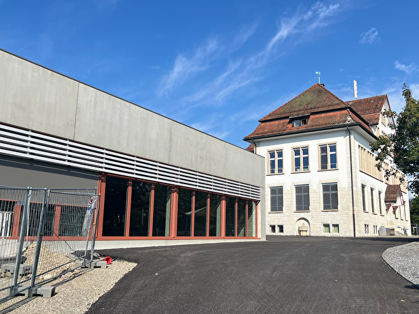 Blick in die neue Halle am 25.6.24