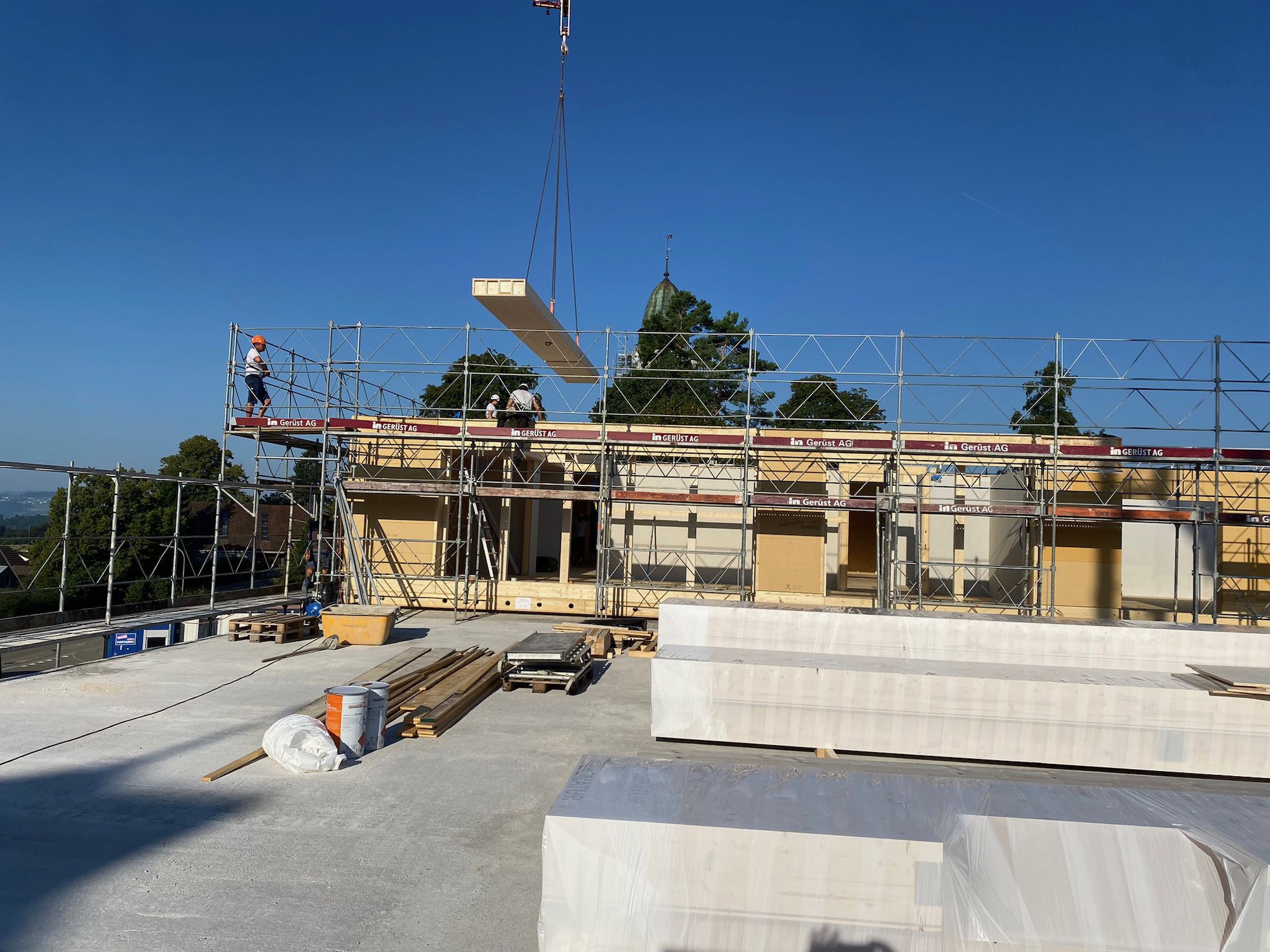 Baustelle am 22. August 23