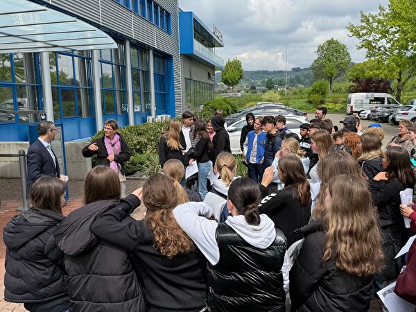 Begrüssung der Schülerinnen und Schüler