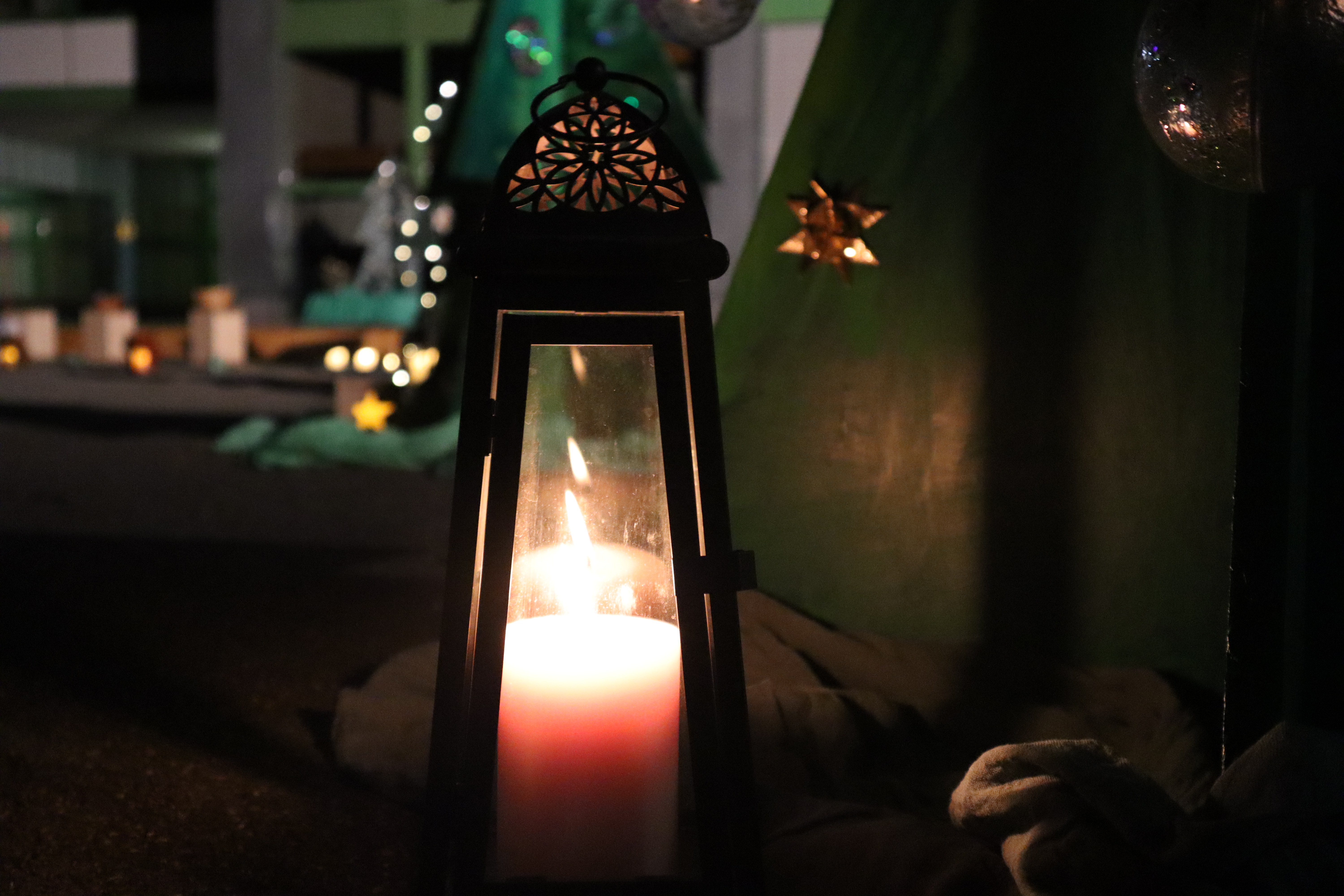 Dekoration für das Adventssingen