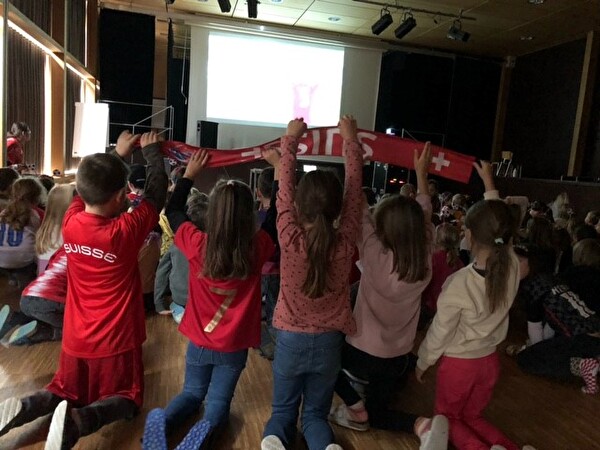 Fussballtage im Schulhaus Weiden