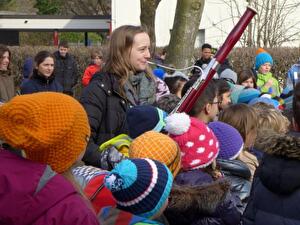 Flashmob im Schulhaus Schachen 15.3.16