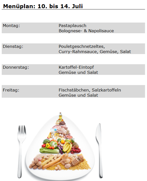 Mittagstisch