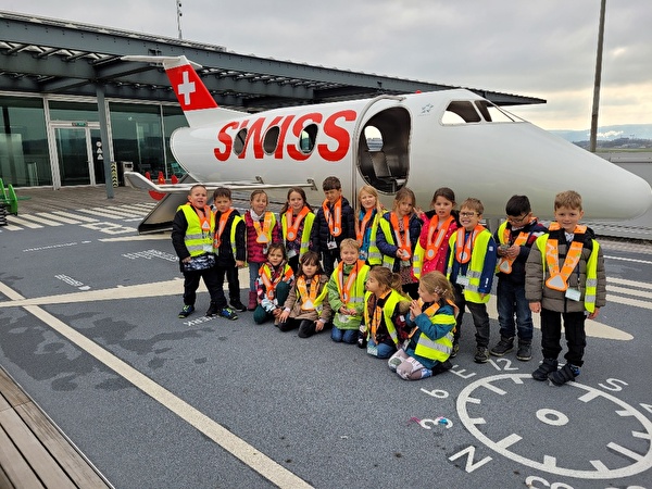 Besuch auf dem Flughafen Kloten