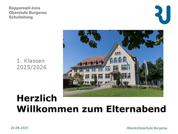 Elternabend 1. OS