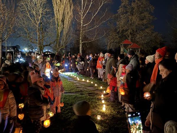 Laternenumzug der Südquartier-Kinder