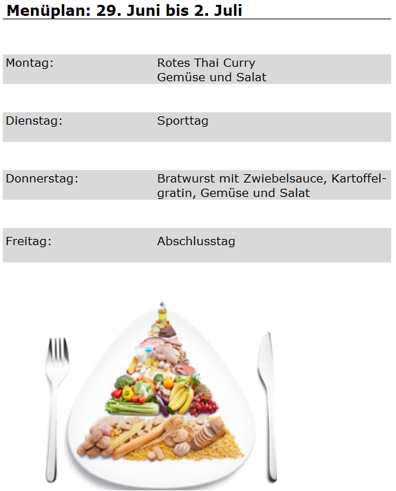 Mittagstisch