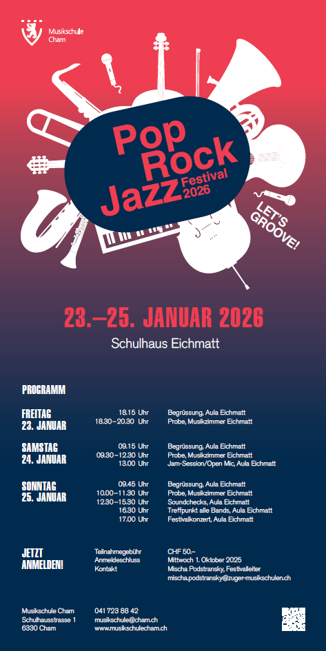 Flyer Pop Rock Jazz 2026