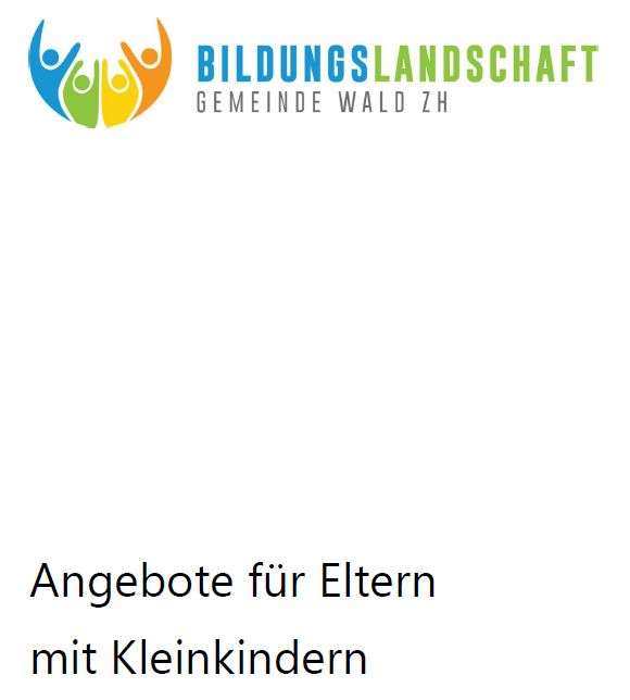 Broschüre Angebote für Eltern mit Kleinkindern