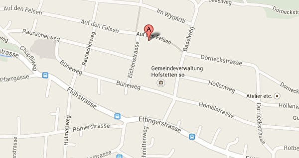 Anfahrt Kindergarten Felsenäscht