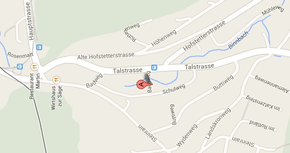 Anfahrt Kindergarten Rägeboge Flüh