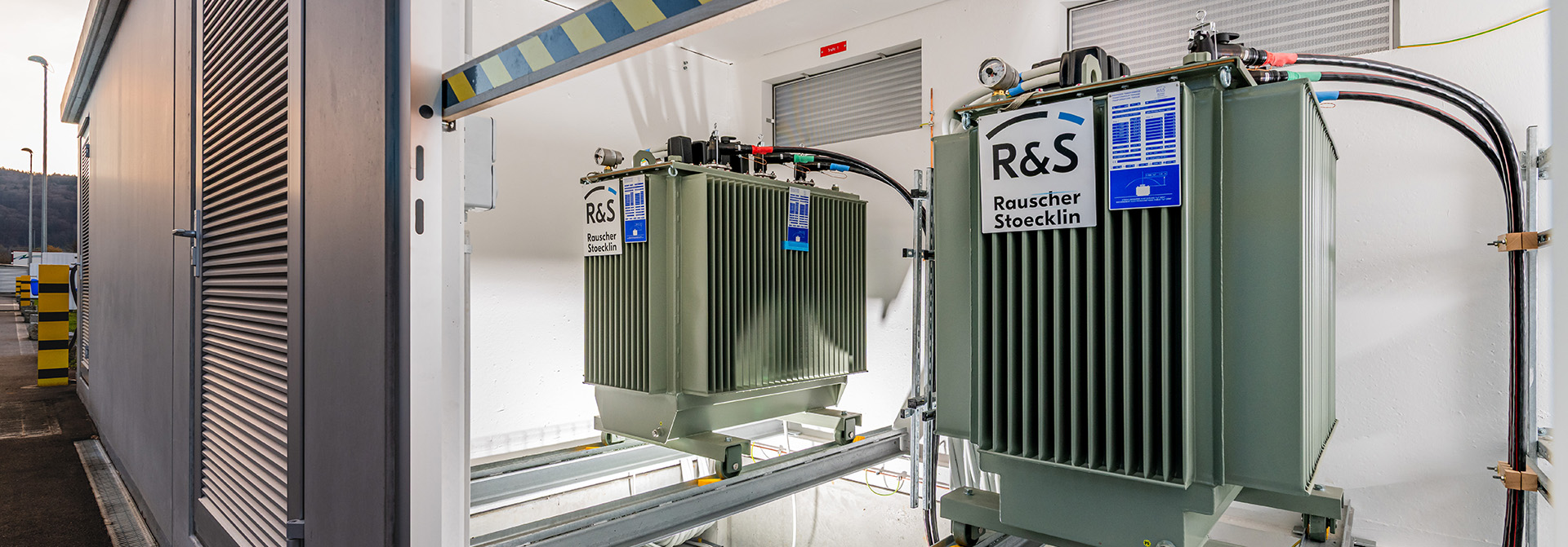 Innenansicht einer Transformatorenstation der Gemeindewerke Villmergen. Stromversorgung