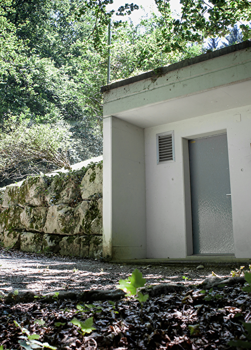 Ehemalige Aussenansicht Reservoir Bergmättli