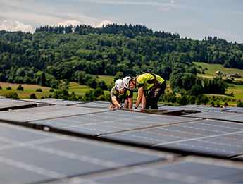 Bild einer Solaranlage