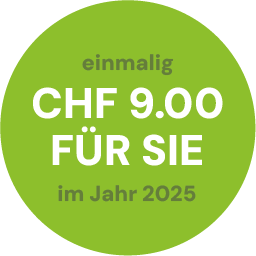Banner CHF 9.00 geschenkt