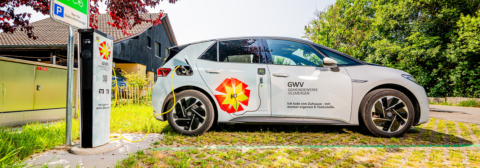 Bild Ladestation für Elektrofahrzeuge an der Bachstrasse 48 in Villmergen