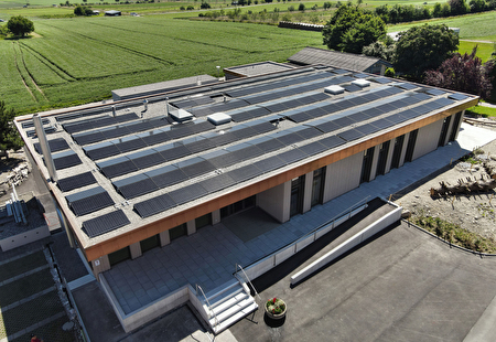 Aufdachanlage Schulzentrum Dintikon