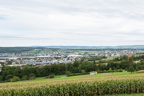 Panoramabild von Villmergen für Naturstromprodukte