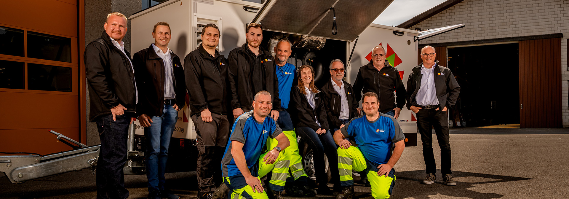 Das Strom- und Wassernetzteam der Gemeindewerke Villmergen