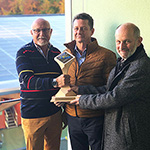 Solarpreis mit Grübi Brupbacher, Rolf Baumbach und Andreas Felber