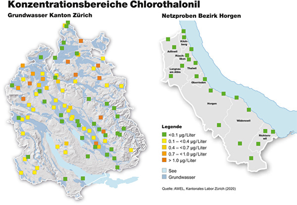 Konzentrationsbereiche Chlorothalonil