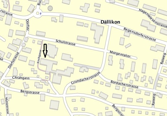 Lageplan Mediothek
