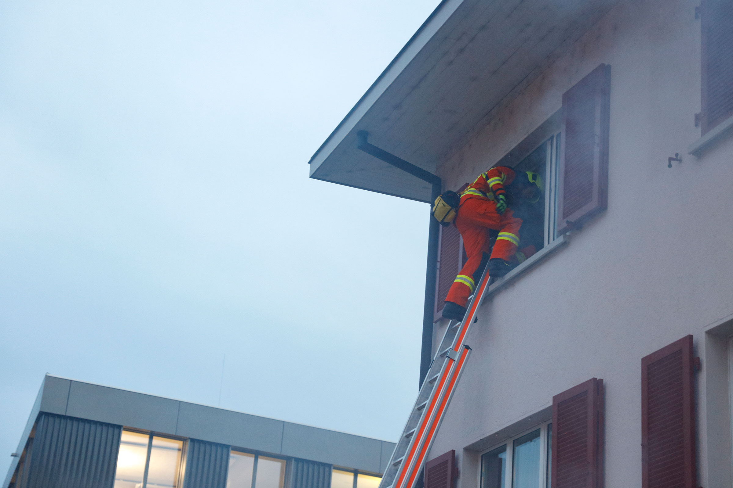 … um in die zweite Etage zu gelangen.