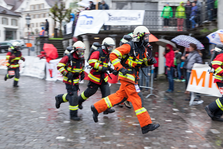 Drei Stanser Trupps treten am 20. Nidwaldnerlauf in der Kategorie Feuerwehr an.