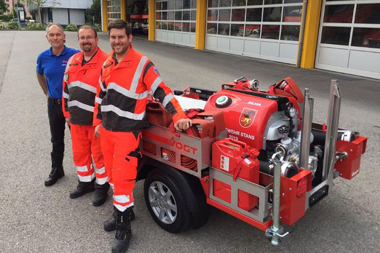 Die Motorspritzengruppe erhält mit «Silvia» ein neues Gerät.