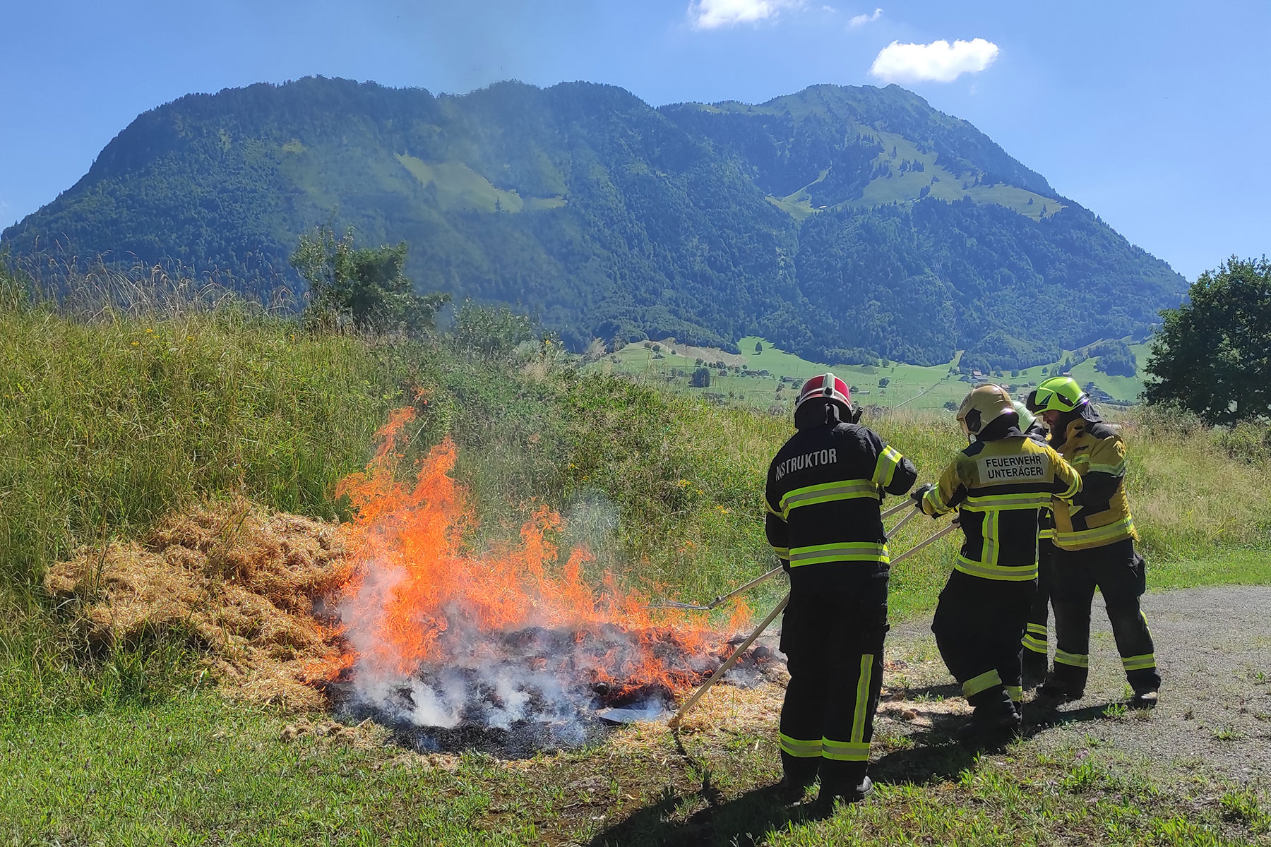 Ein Zentralschweizer Kurs zum Thema Waldbrand findet in Stans statt.