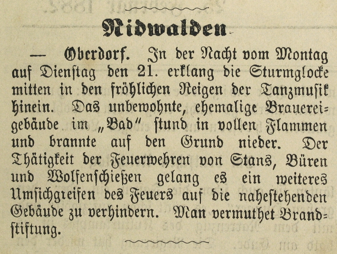 Nidwaldner Volksblatt