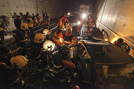 Personenrettung im Tunnel