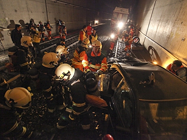 Personenrettung im Tunnel