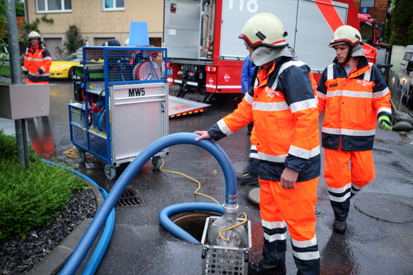 Wo die Kanalisation das Wasser nicht mehr schluckt, braucht es Pumpen.
