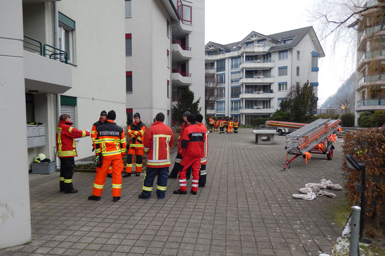 Am kantonalen Kurs für Neueingeteilte geht es um die Grundlagen des Feuerwehrhandwerks.