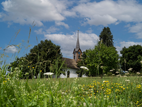 Reformierte Kirche in Aeugst am Albis.