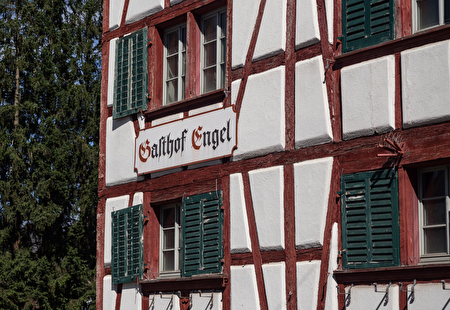 (ehemaliger) Gasthof Engel in Ottenbach.