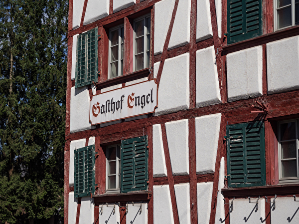 (ehemaliger) Gasthof Engel in Ottenbach.