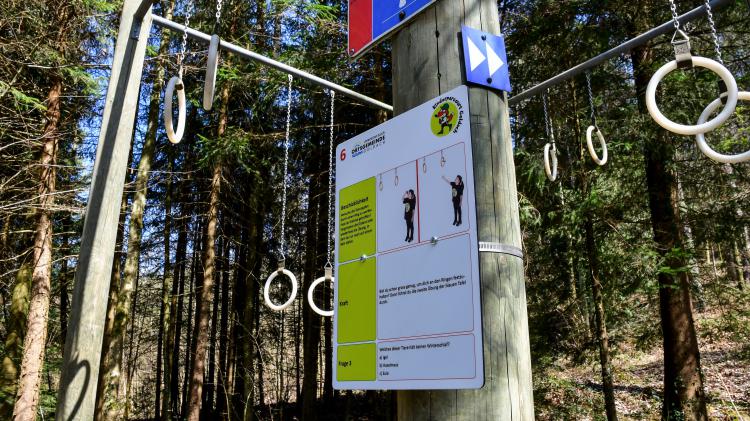 Kinderparcours im Rantelwald